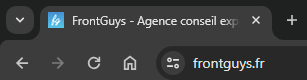 Capture d'écran d'un onglet de navigateur contenant le titre de la page