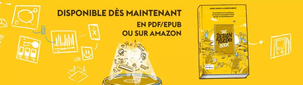 Design tokens book disponible sur Amazon